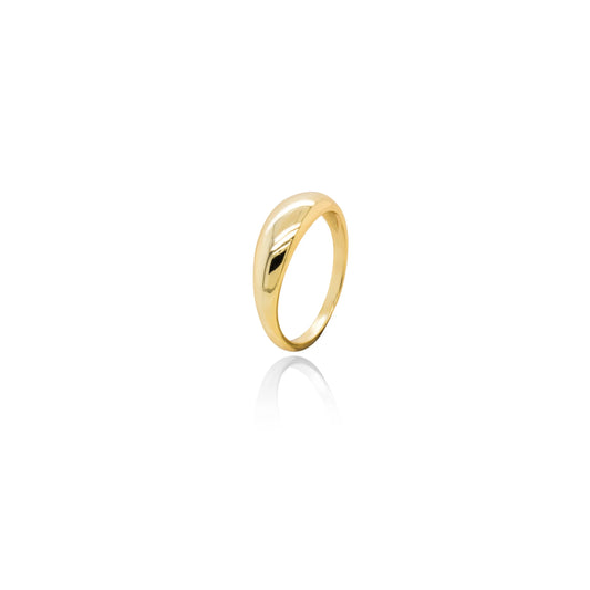 Mini Gold Dome Ring