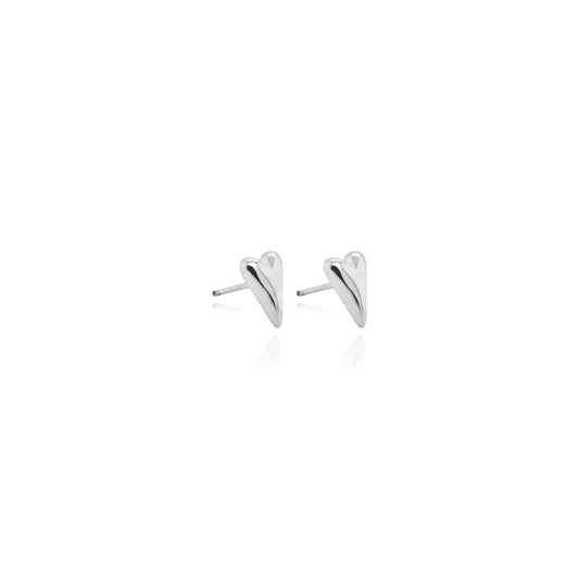 Puffy Heart Studs