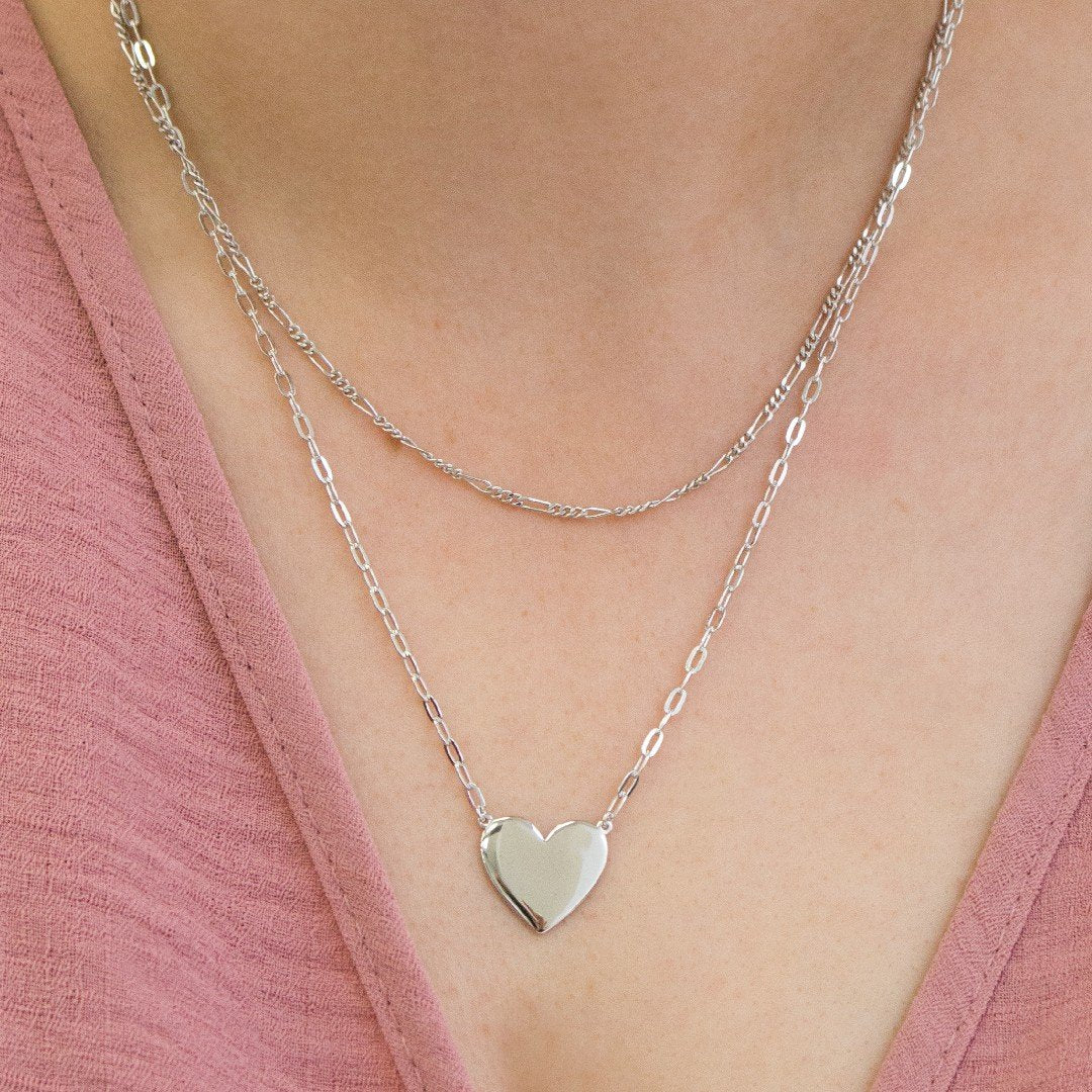 Engraveable Heart Necklace