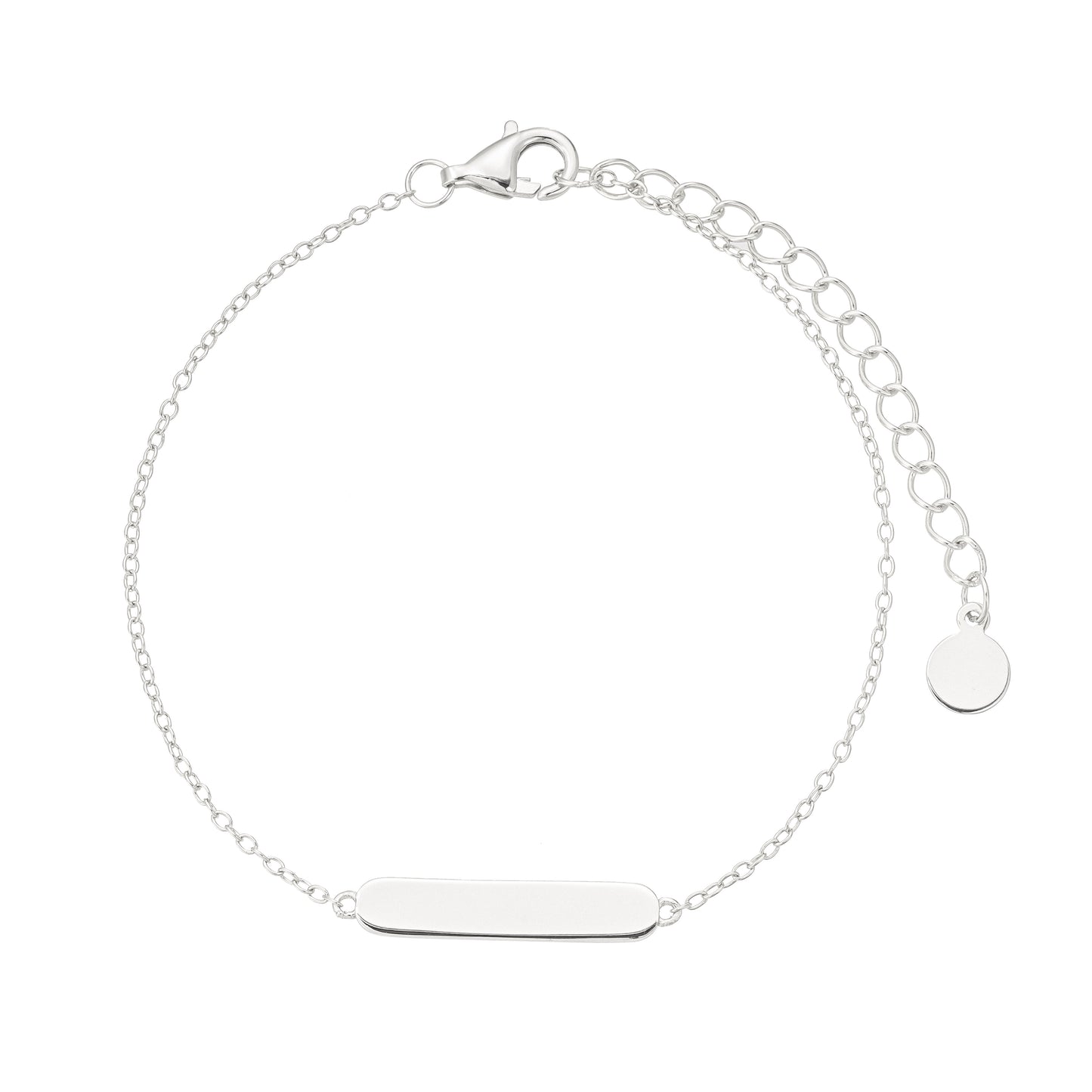 Engravable Delicate Bar Bracelet