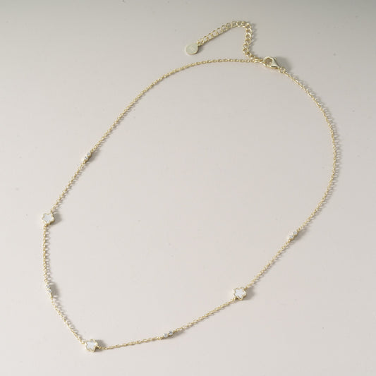 Pearl Clover Necklace