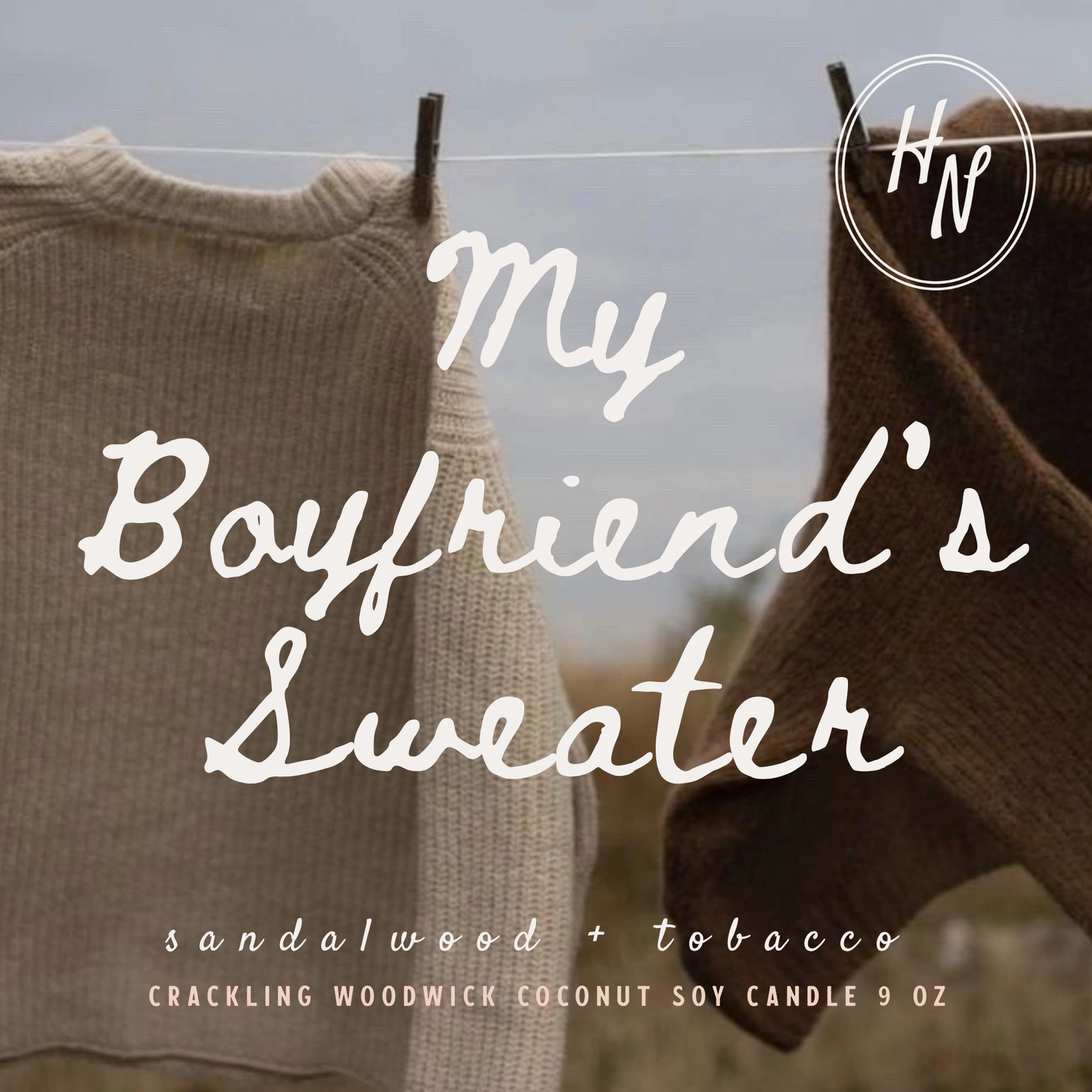 My Boyfriend's Sweater Candle