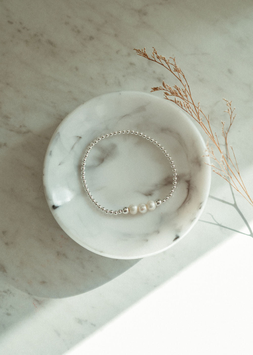 Lucky 3 Pearl Bracelet