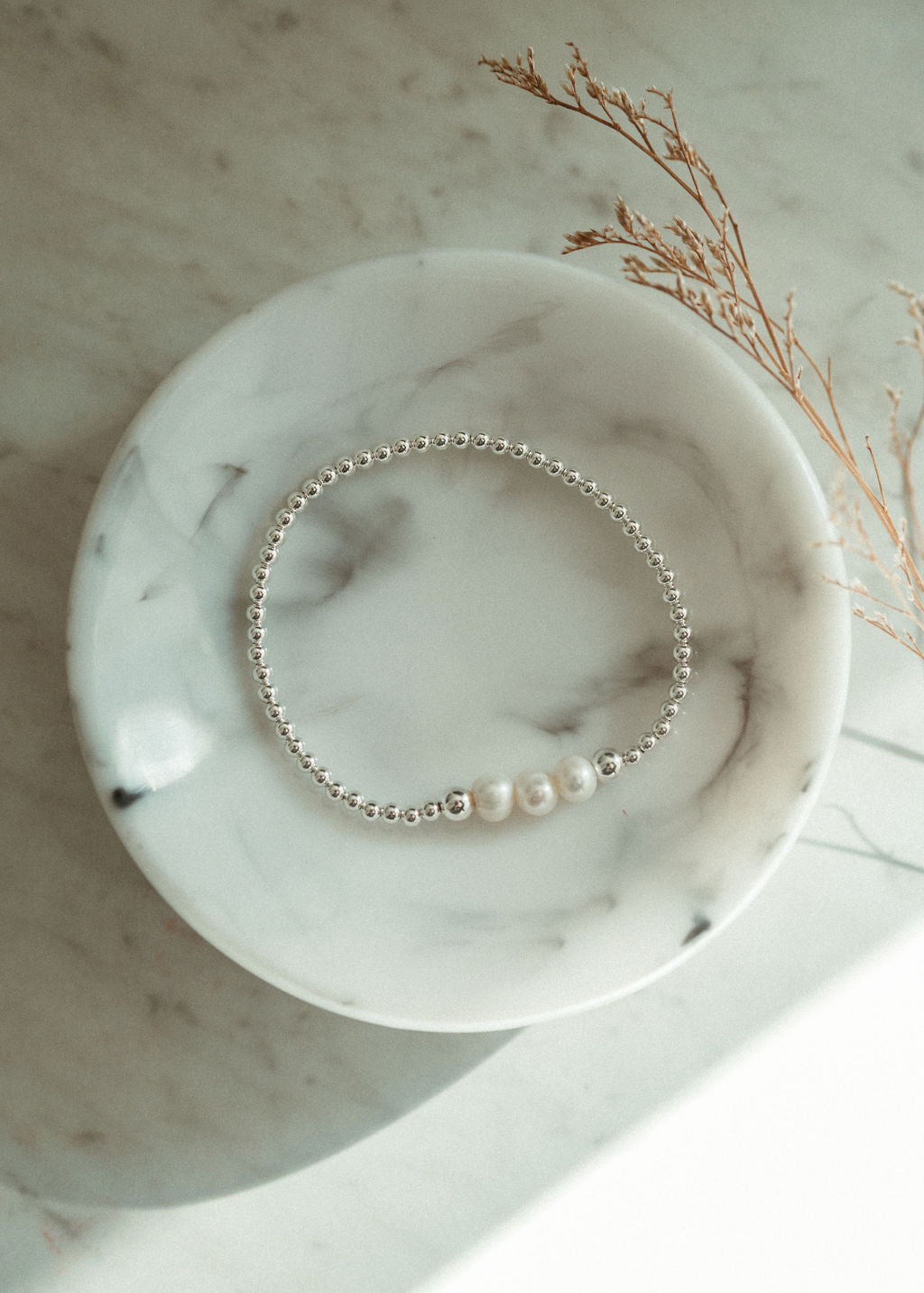 Lucky 3 Pearl Bracelet