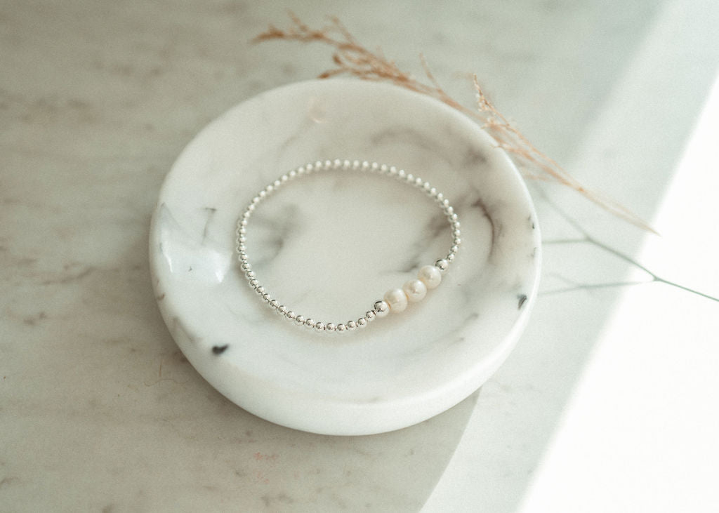 Lucky 3 Pearl Bracelet