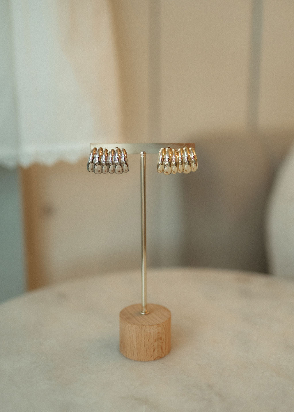 Triple Wave Chunky Studs