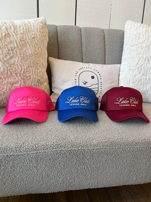 Lake Club Hats - LIMITED EDITION