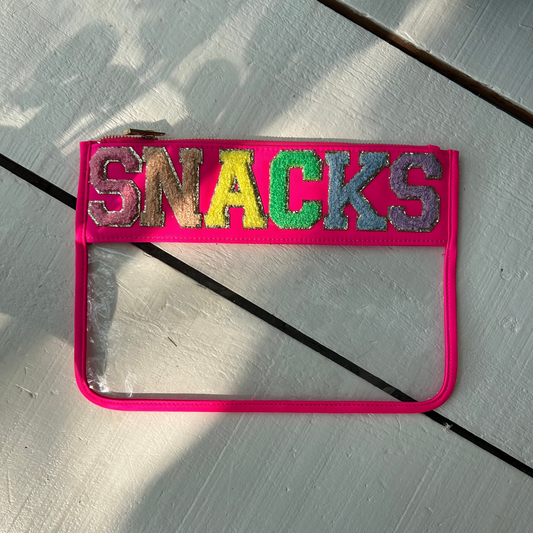 SNACKS Clear Pouch