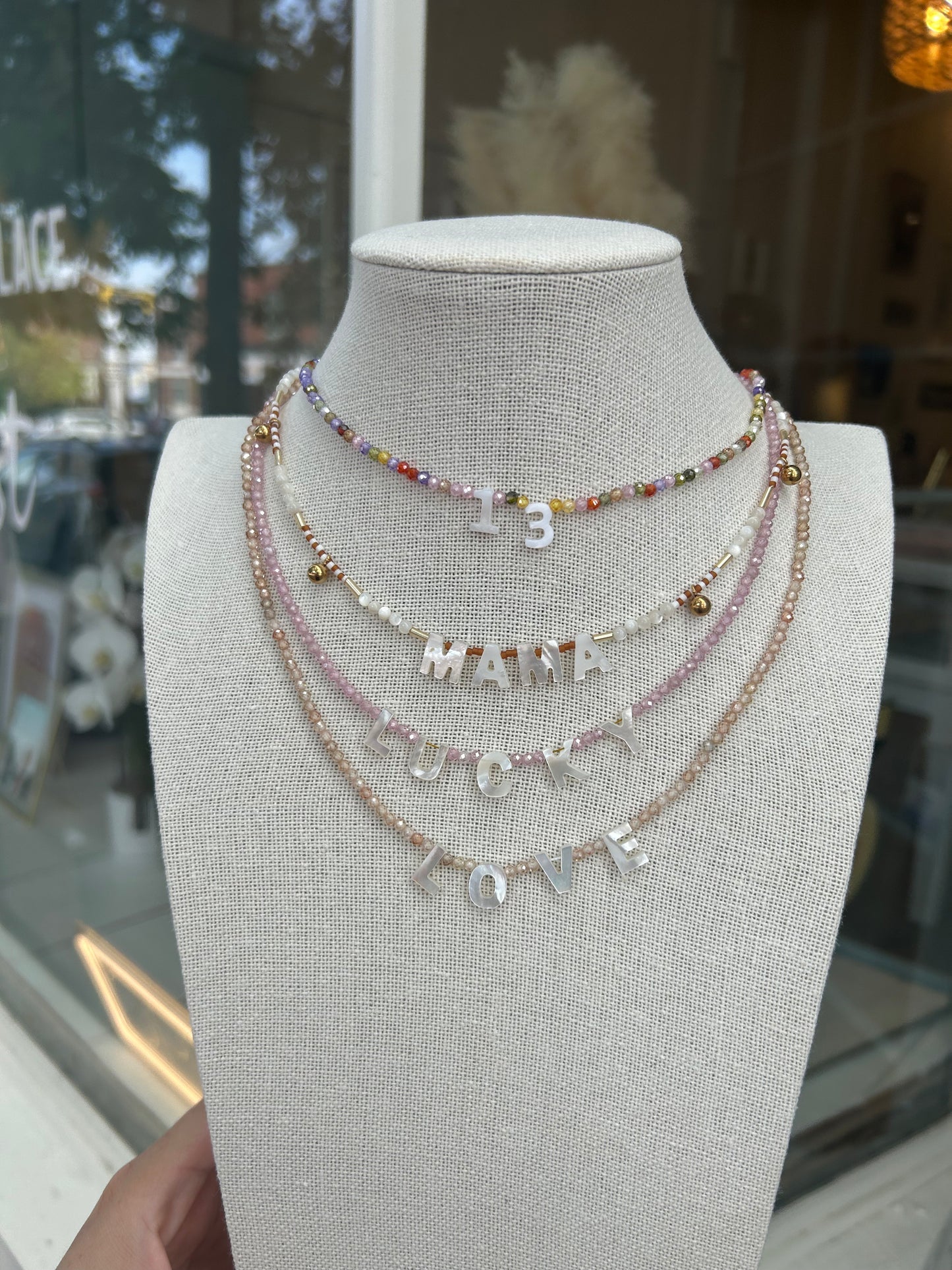 Pearl Letter Necklace