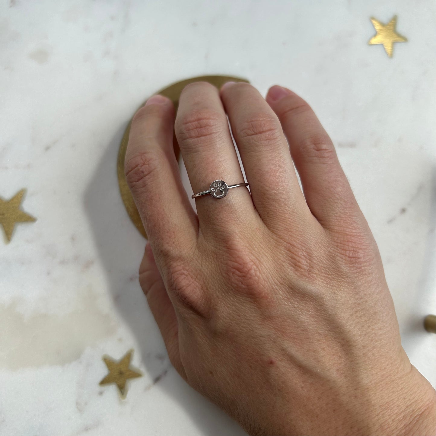 Paw Print Ring