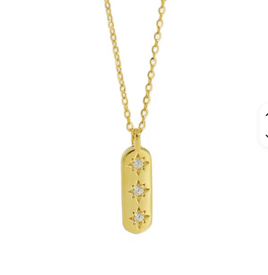 Magic of Three Stars Necklace