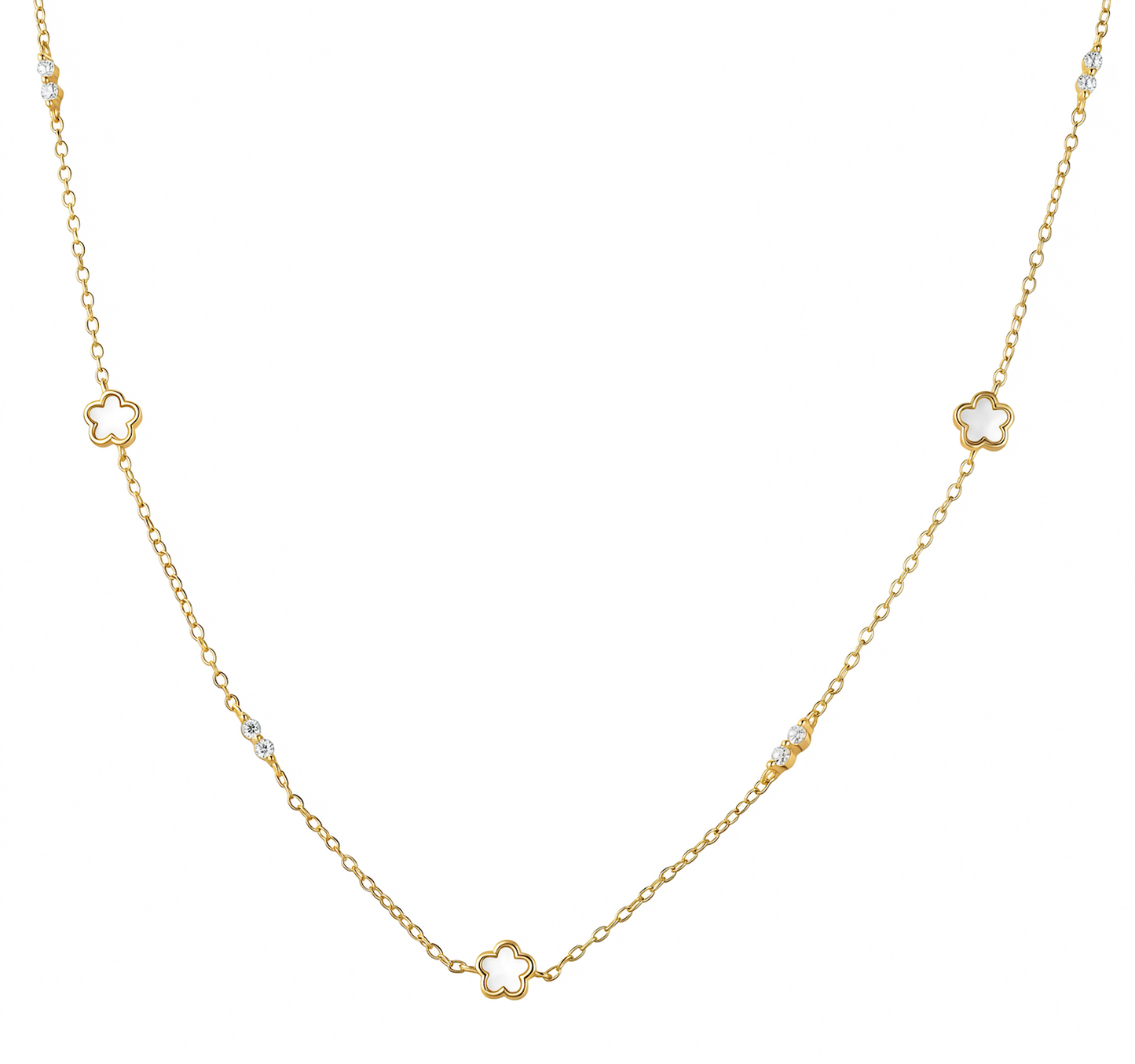 Pearl Clover Necklace