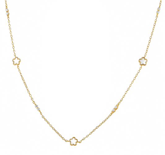 Pearl Clover Necklace
