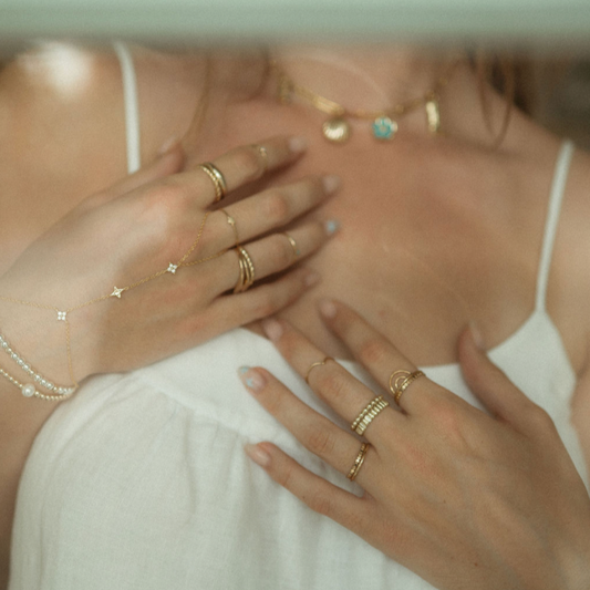 Delicate Hand Chain Bracelet