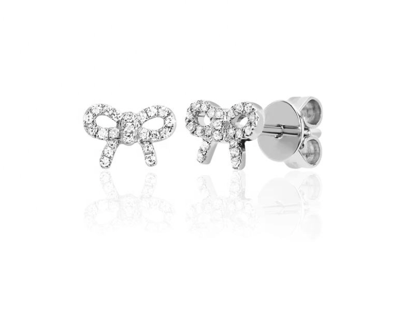 Bow Studs Sparkly