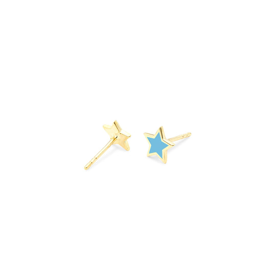 Enamel Star Studs