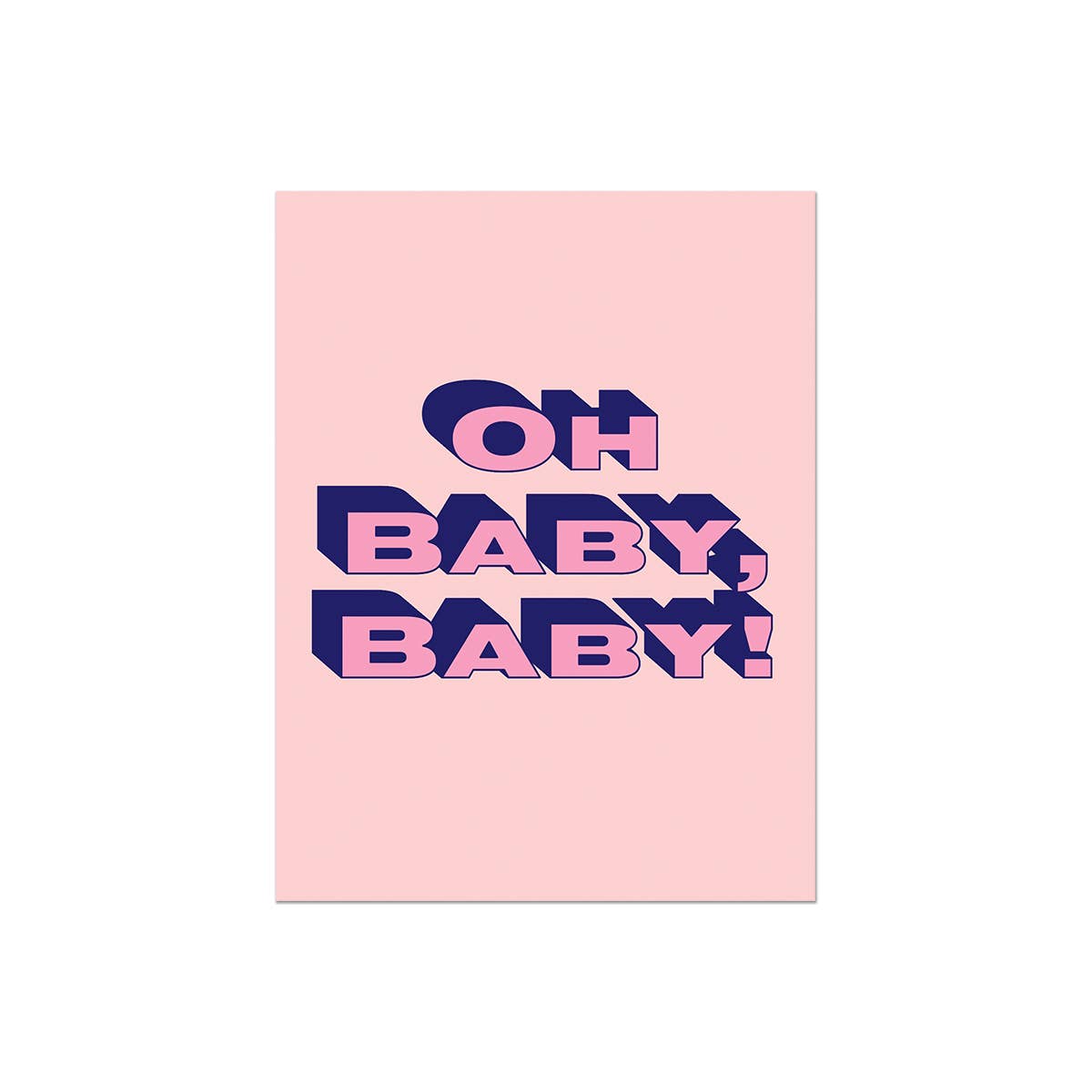 Oh Baby Baby Card