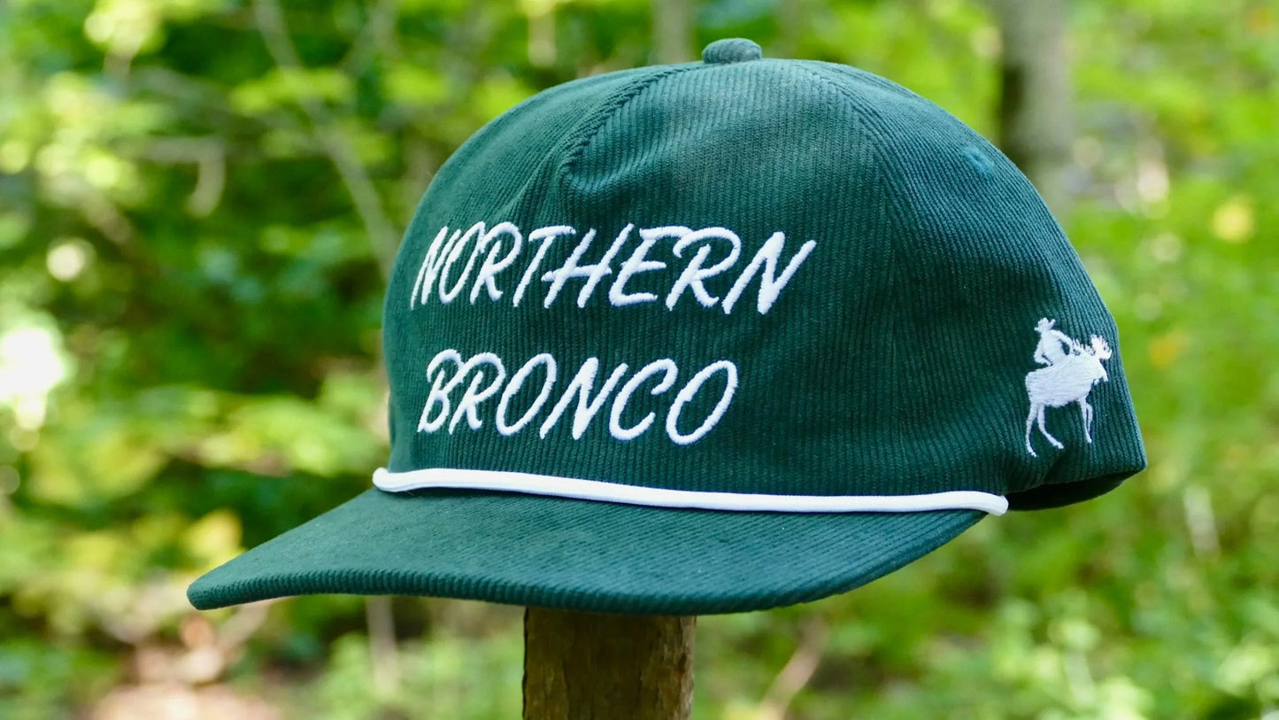 Northern Bronco Green Corduroy Hat