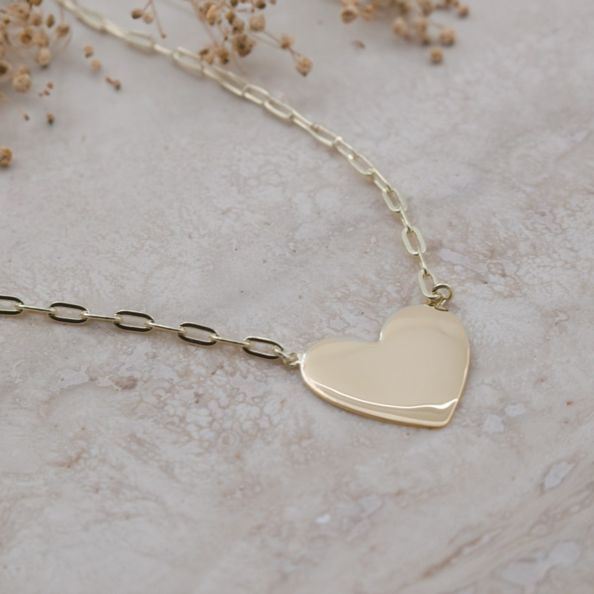 Engraveable Heart Necklace