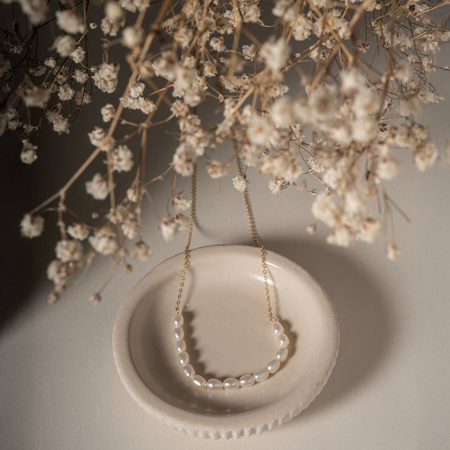 Delicate Pearl Necklace