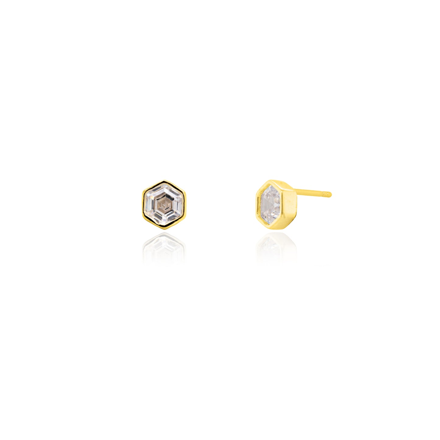 Hexagon Studs