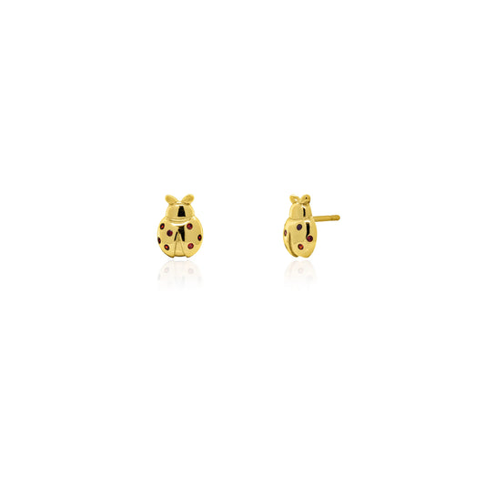 Lady Bug Studs