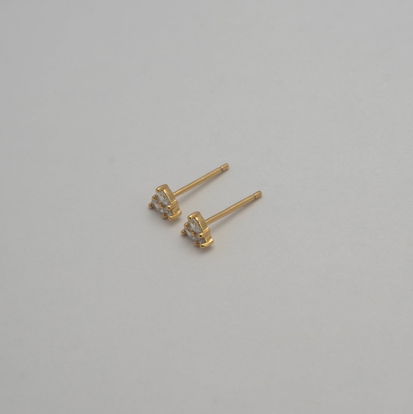 Heart CZ Studs