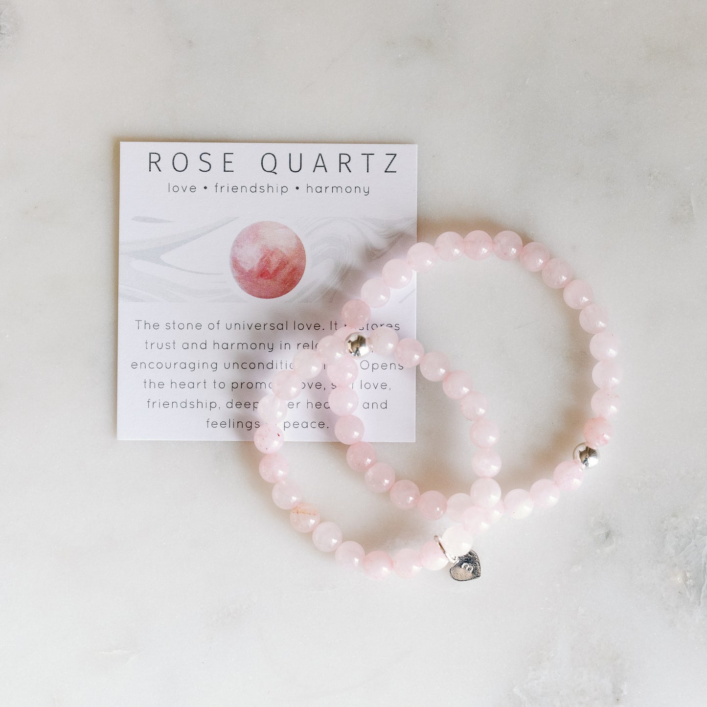Rose Quartz Gemstone Bracelet